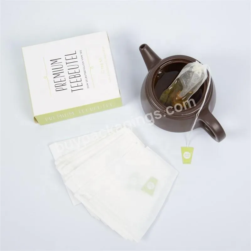 Custom Logo Wholesale Food Grade Tea Bag Biodegradable Pla Drawstring Tea Bag Empty Paper Tea Filter Bag