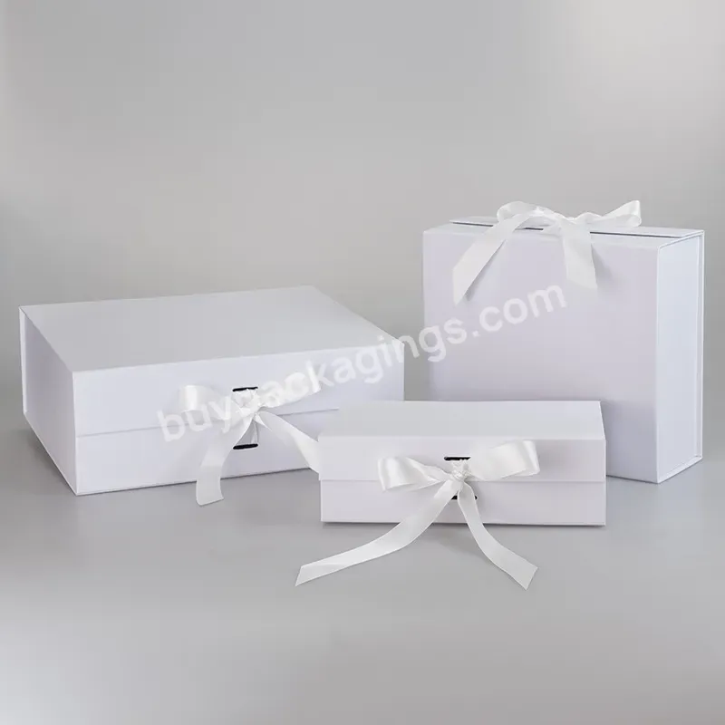 Custom Logo Wholesale Luxury Gift Box With Magnetic Lid Large Packaging Boxes For Clothes Kids Toys Gift Packaging