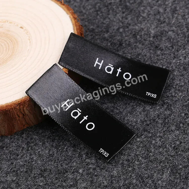 Custom Logo Woven Neck Clothing Labels