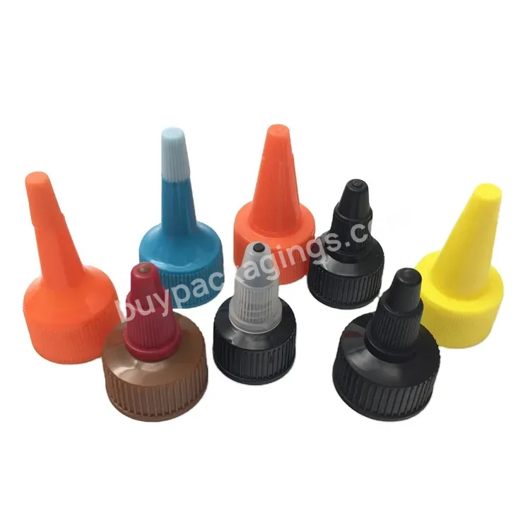 Custom Long Nozzle 20/410 24/410 28/410 Plastic Screw Cap Plastic Bottle Cover