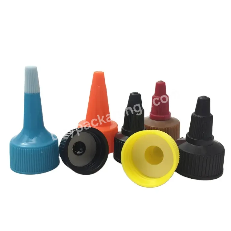 Custom Long Nozzle 20/410 24/410 28/410 Plastic Screw Cap Plastic Bottle Cover