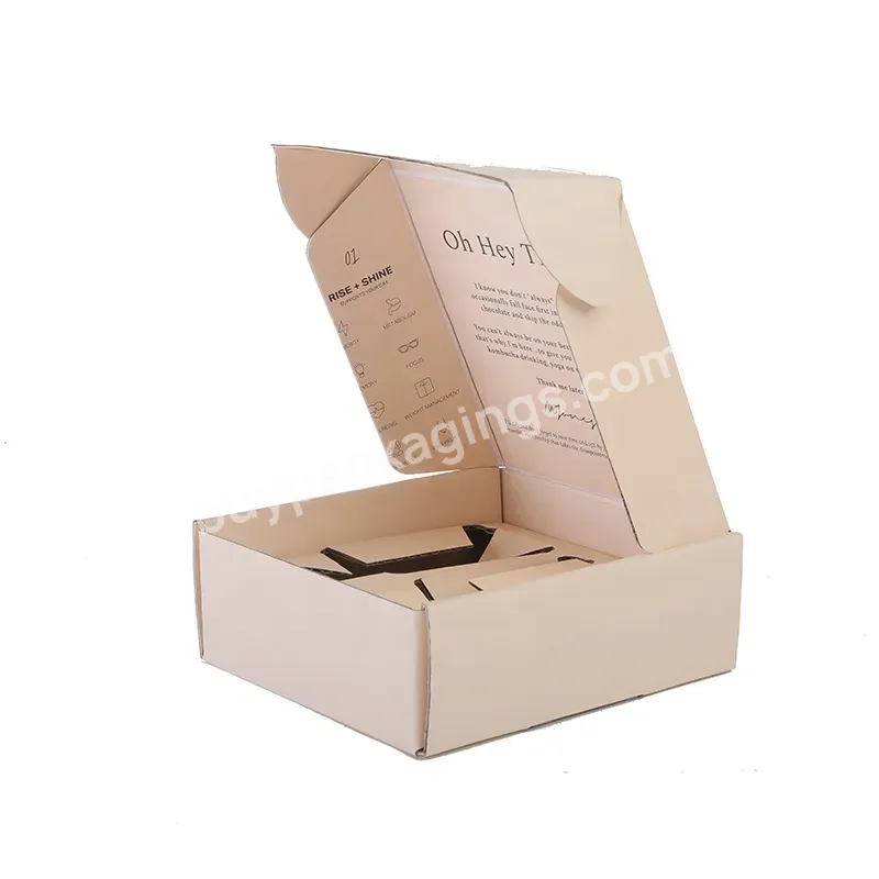 Custom Low Cost Kraft Paper Packaging Boxes Flat Pack Corrugated Mailer Box