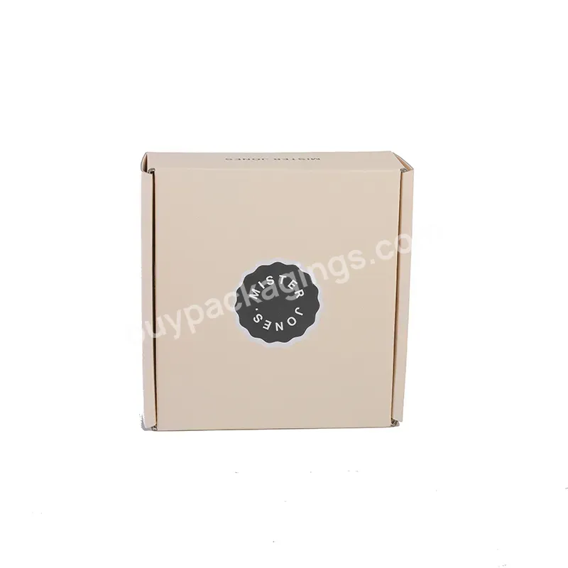 Custom Low Cost Kraft Paper Packaging Boxes Flat Pack Corrugated Mailer Box