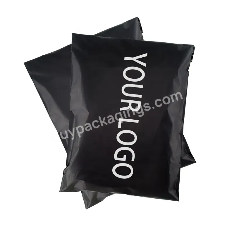 Custom Low Moq Hot Sale Waterproof Strong Adhesive 10x13 Postal Bag Black Shipping Bag Clothing Poly Mailing Package