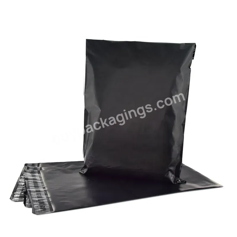 Custom Low Moq Hot Sale Waterproof Strong Adhesive 10x13 Postal Bag Black Shipping Bag Clothing Poly Mailing Package