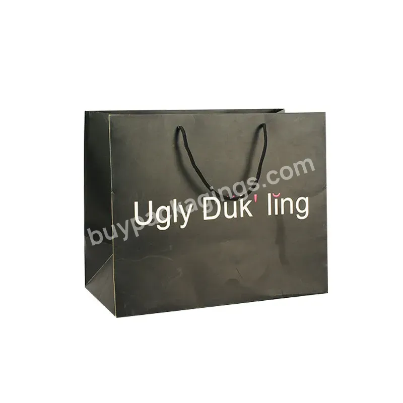 Custom Luxury Biodegradable Shopping Exquisite Gift Packaging White Cardboard Shopping Bag