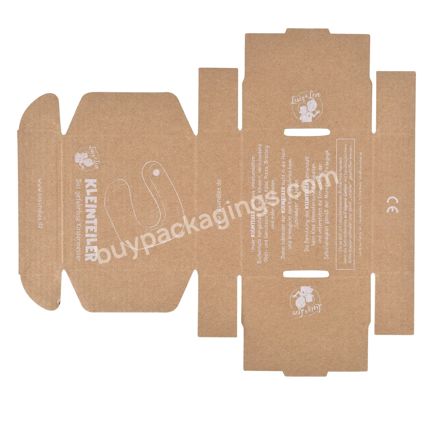 Custom Luxury Brown Cardboard Paper Box For Packaging Box