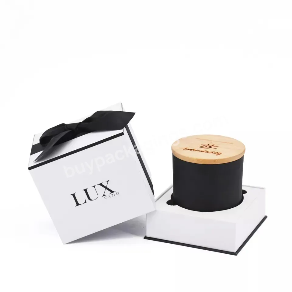 Custom Luxury Candle Jars Gift Box Packaging Wholesale Candle Boxes