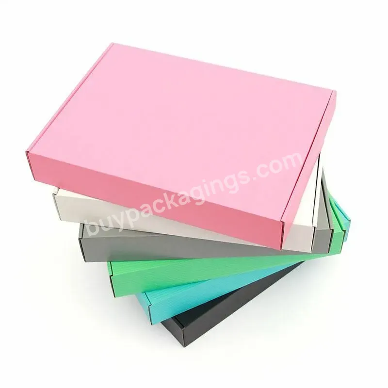 Custom Luxury Corrugated Box For Skin Care Gift Paper Box Packing Flap Box With Your Own Logo