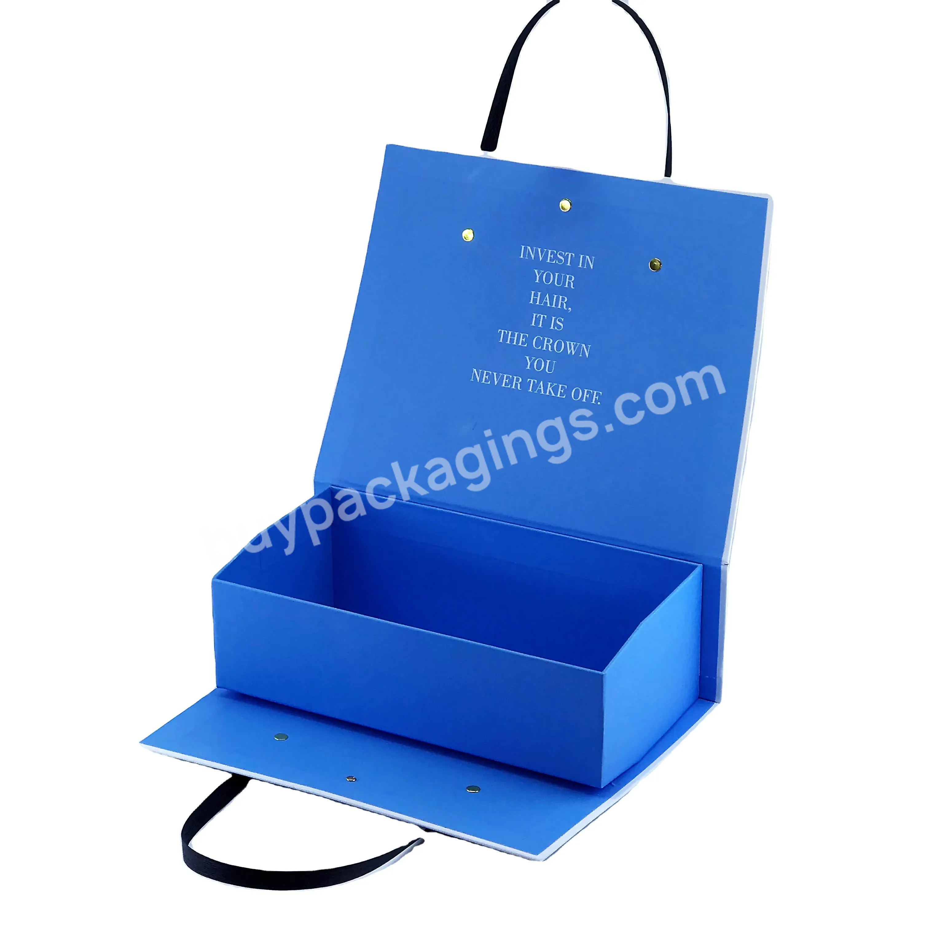 Custom Luxury Creative Folding Gift Box Handle With Women's Coats Fur Shawls High Heels Shoes For Women Gift Box Packaging