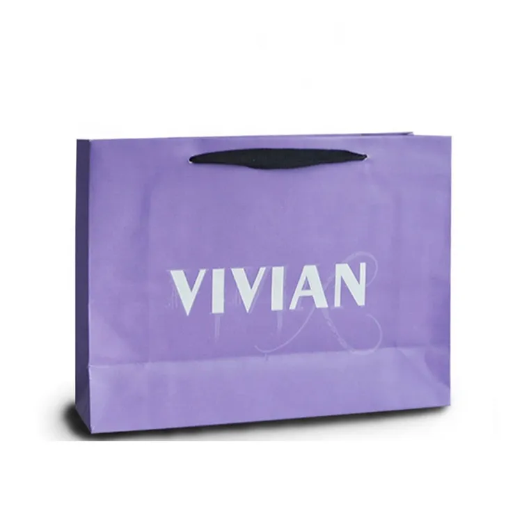 Custom luxury custom print logo large size shopping paper bag for packaging