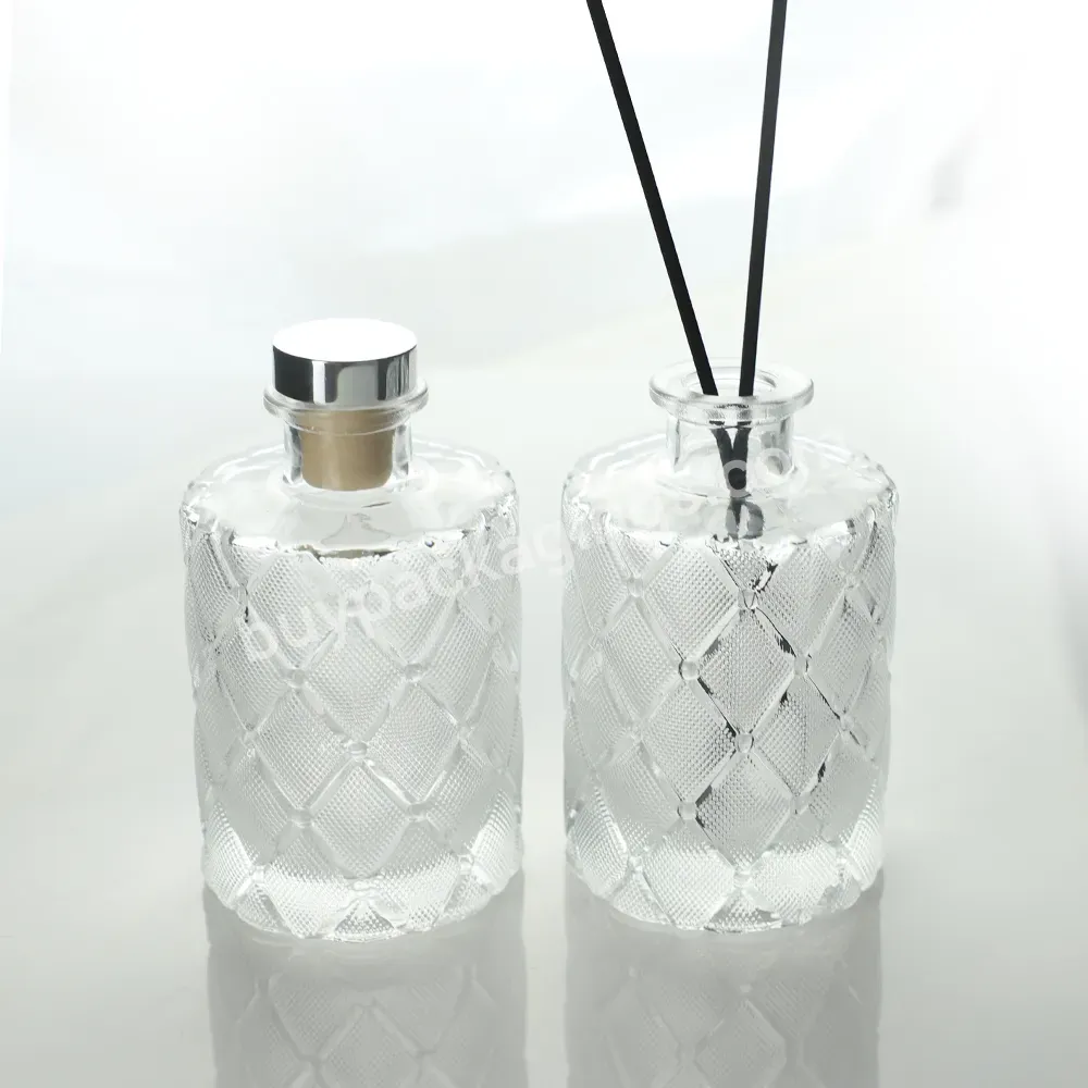 Custom Luxury Decorative 50ml 100ml 150ml 200ml Empty Cosmetic Jar Glass Bottles Fragrance Perfume Aroma Reed Diffuser Bottle