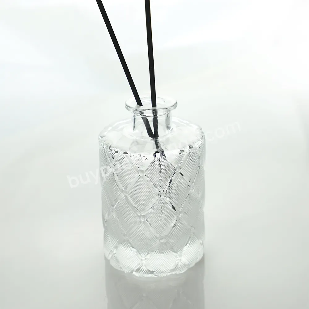 Custom Luxury Decorative 50ml 100ml 150ml 200ml Empty Cosmetic Jar Glass Bottles Fragrance Perfume Aroma Reed Diffuser Bottle