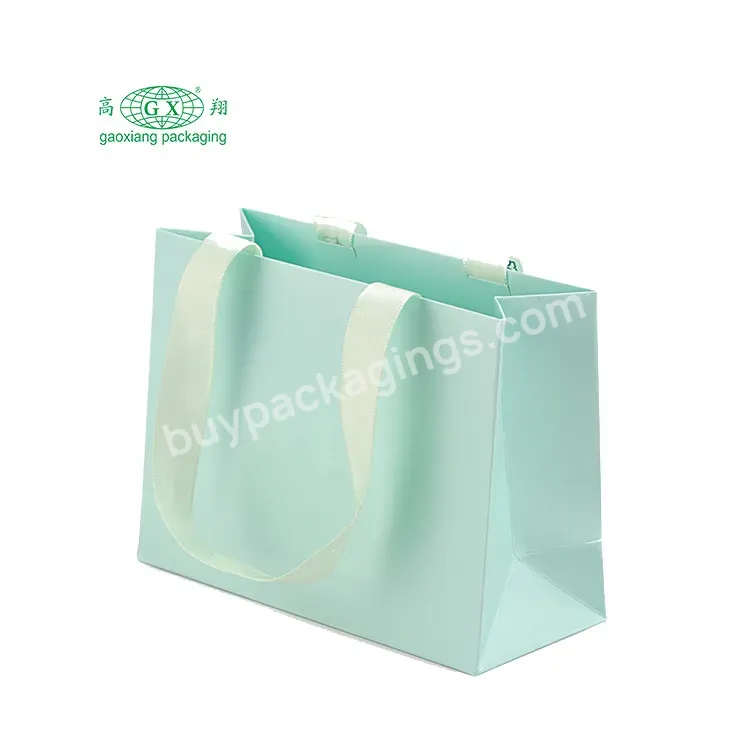 Custom Luxury Gift Garment Paper Shopping Bags Clothing Packaging With Logo Print