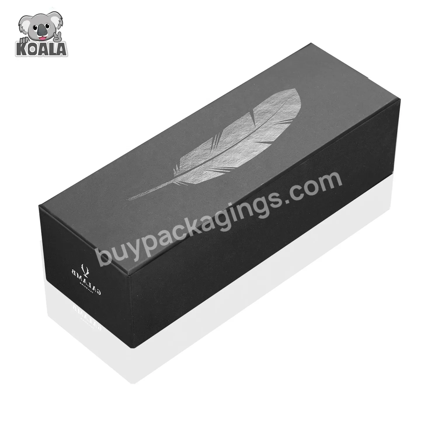 Custom Luxury High Quality Men's Clothing Socks Shoe Matte Black Gift Box Packaging With Logo