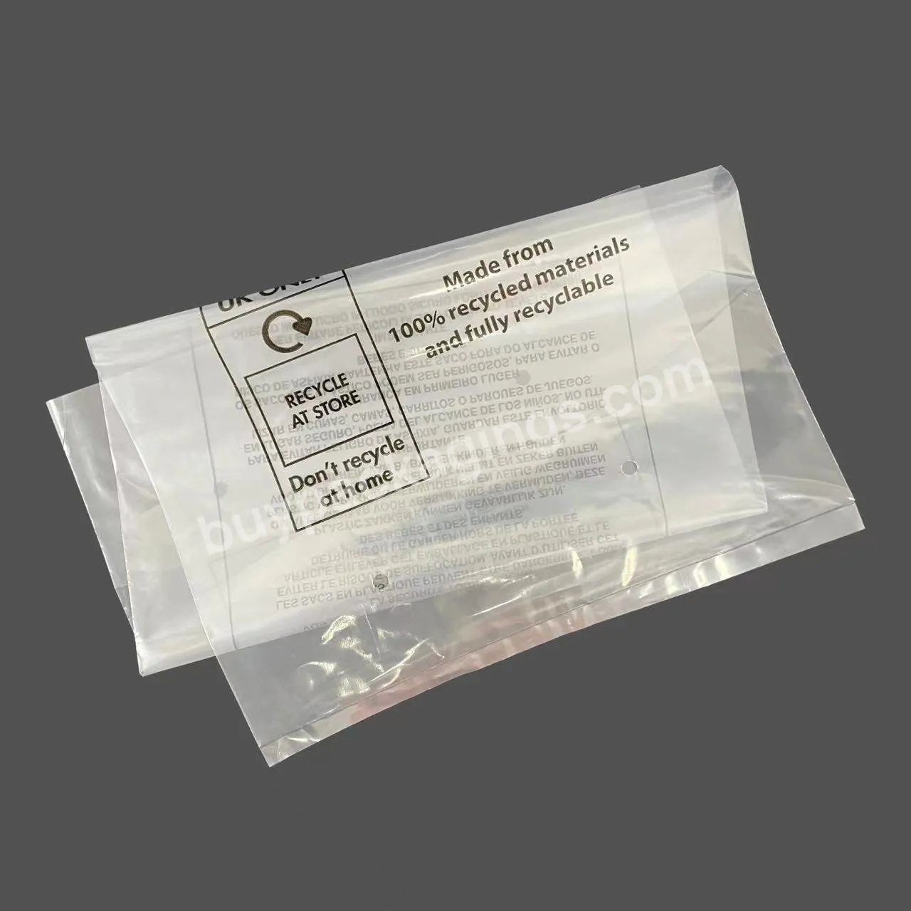 Custom Luxury High Quality Recycled LDPE Plastic Wig Bags Hair Packaging