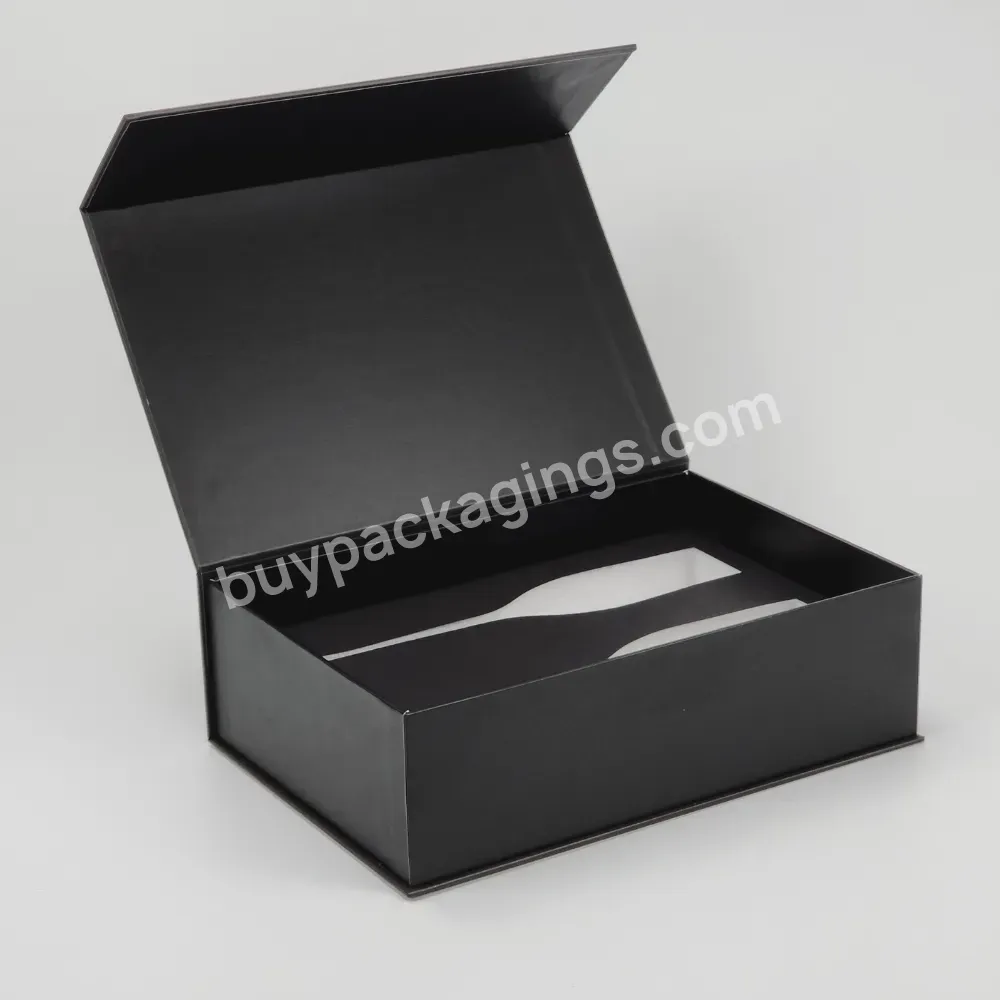 Custom Luxury Logo Red Wine Bottle Gift Box Stemware Magnetic Gift Box For Goblet Packaging