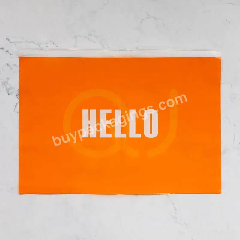 Custom Luxury Long Size Pvc Frosted Transparent Plastic Package Bag For Wig Hair Extension Zip Lock Bag With Logo