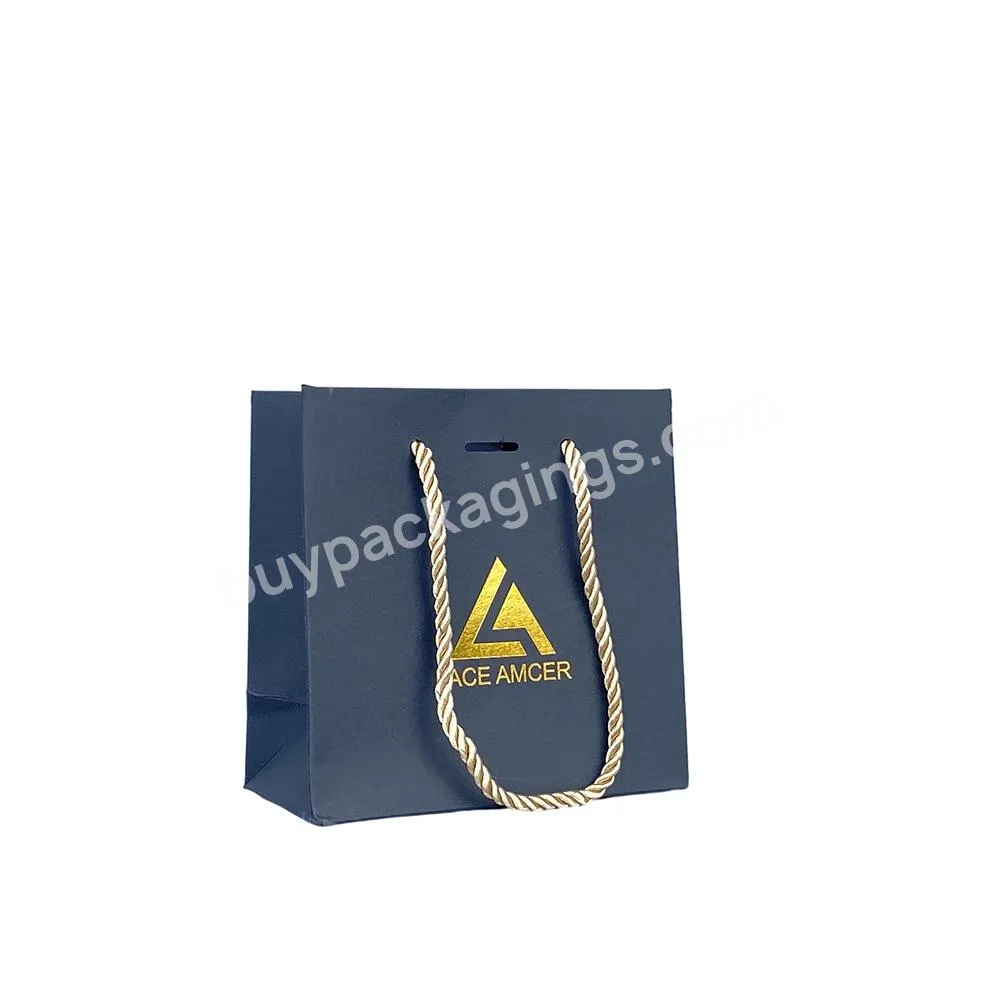 Custom Luxury Packaging Bag with Own Logo Black Shopping Paper Bag Retail Store Gift Bags Small Business for Shoes and Clothing