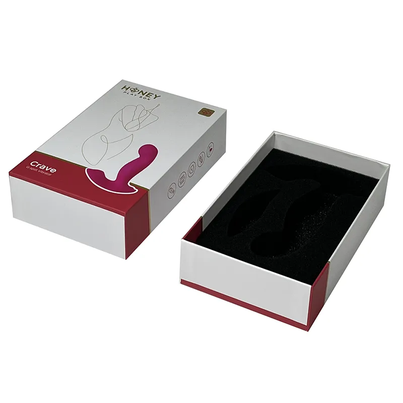 Custom luxury packaging paper gift box for sex toy
