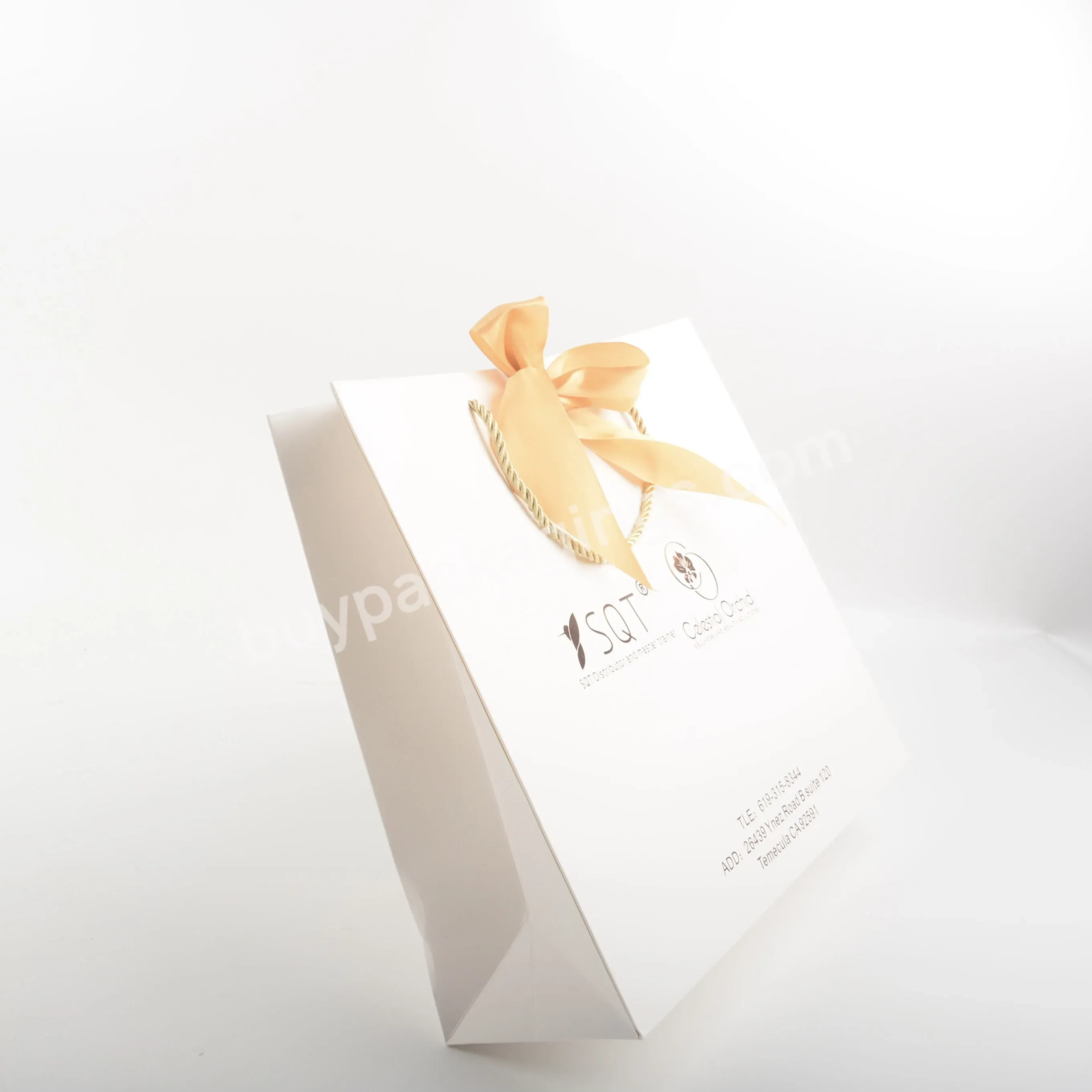Custom Luxury Paper Rigid A4 Shipping Bag Plain Paper Bags For Packaging Paper Bags With Handles With Your Own Logo