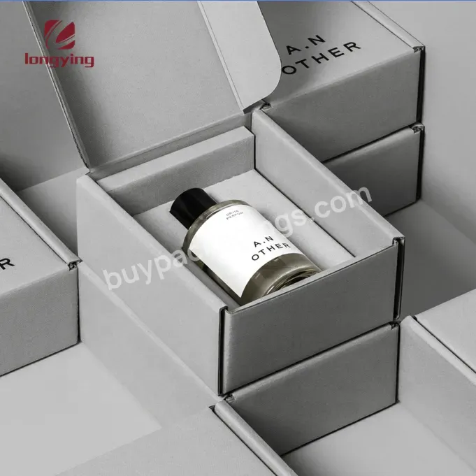 Custom Luxury Pure White Corrugated Cardboard Box With 10ml/20ml Glass Bottle For Nail Polish Bottle Packaging Boxes