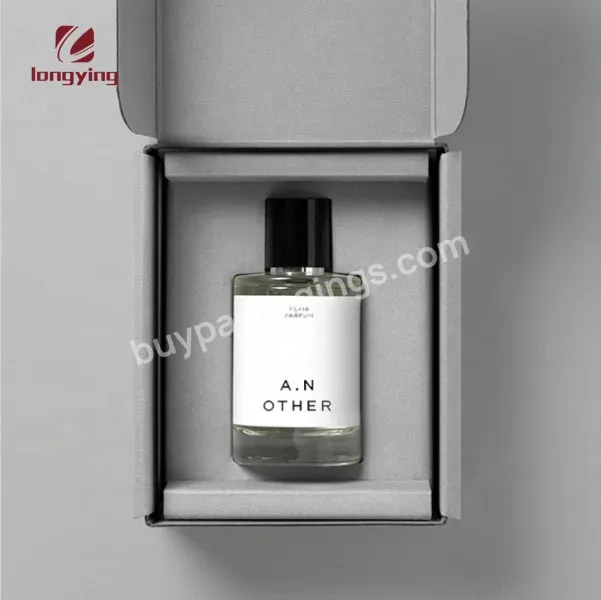 Custom Luxury Pure White Corrugated Cardboard Box With 10ml/20ml Glass Bottle For Nail Polish Bottle Packaging Boxes