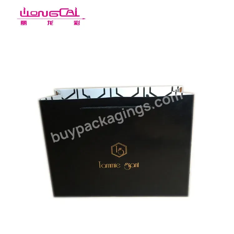 Custom Luxury Recycled White Card Paper Shopping Bag For Packaging Gift With Rope Handle