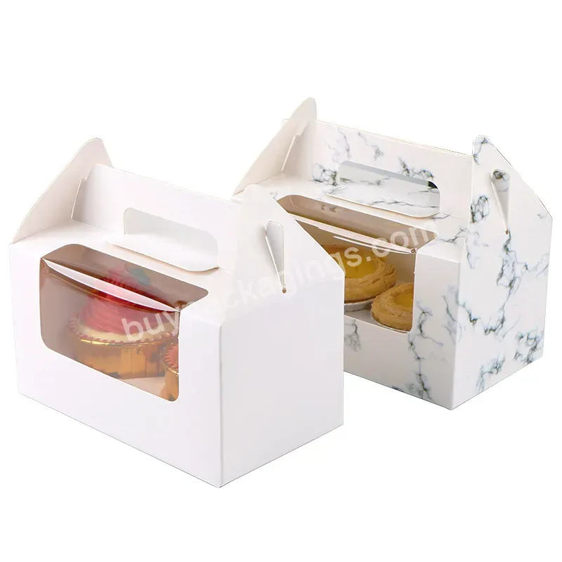 Custom Luxury Sweet Tall Clear 10 Inch Roll Single Cheesecake Cakes Gift Cardboard Paper Packaging Mooncake Box With Window