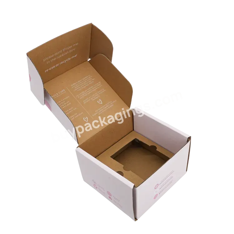 Custom Luxury White Cardboard Paper Box For Skincare