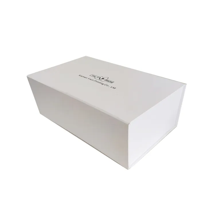 Custom Luxury White Gift Box Packaging Folding Magnetic Closure Foldable Box Packaging Gift Box With custom logo