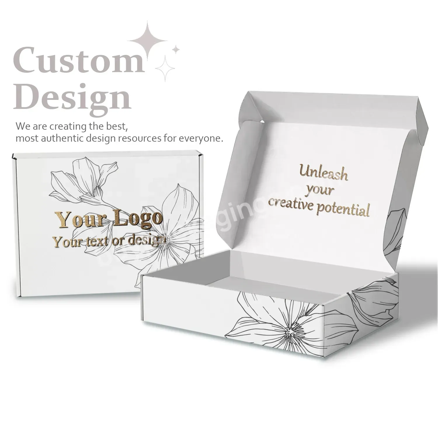 Custom Made White Best Price Luxury Corrugated Packaging Boxes For Mugs