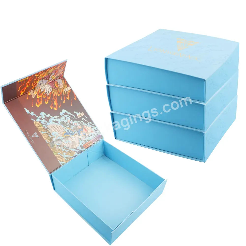 Custom Magnet Folding Boxes With Ribbons Luxury Gift Boxes For Gift Packaging Packaging Boxes For Clothes