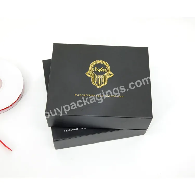 Custom Magnet Folding Paper Luxury Magnetic With Magnet Closure Gift Box