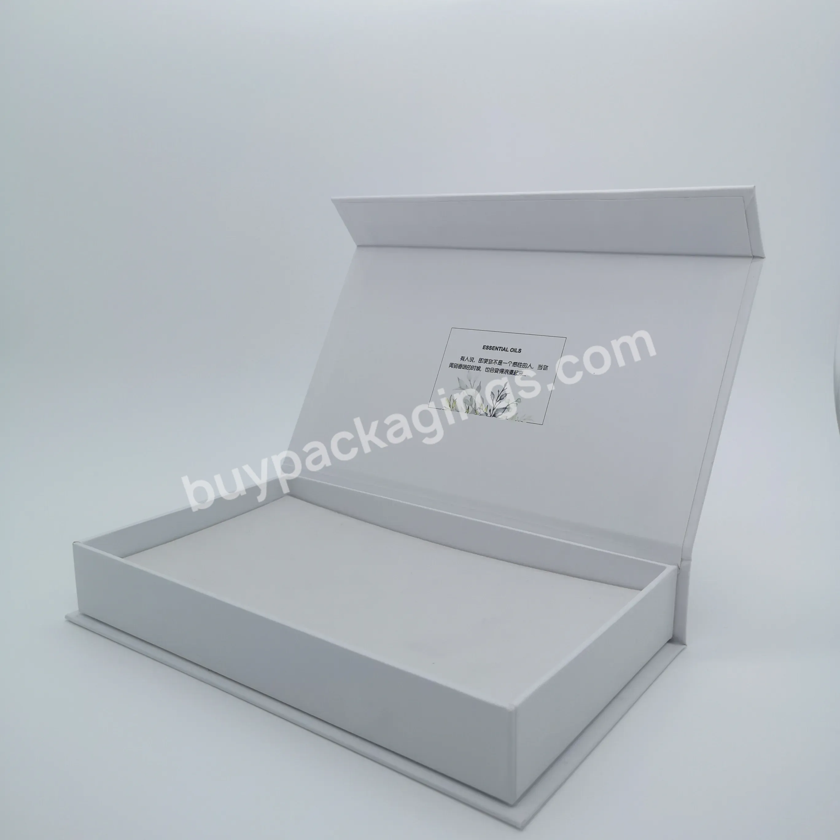 Custom Magnetic Flip Lid Book Style Empty Holiday Packaging Universal Wedding Gift Color Box