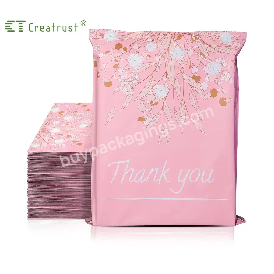 Custom Mailer Bag Pink Shipping Delivery Packaging Bag Plastic Mailer Poli Posting Bags For Mail