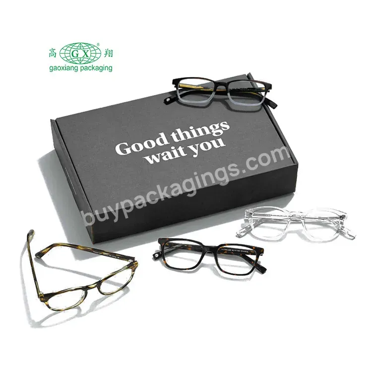 Custom Mailing Drawer Eyewear Eyeglass Sunglasses Packaging Corrugated Paper Shipping Box