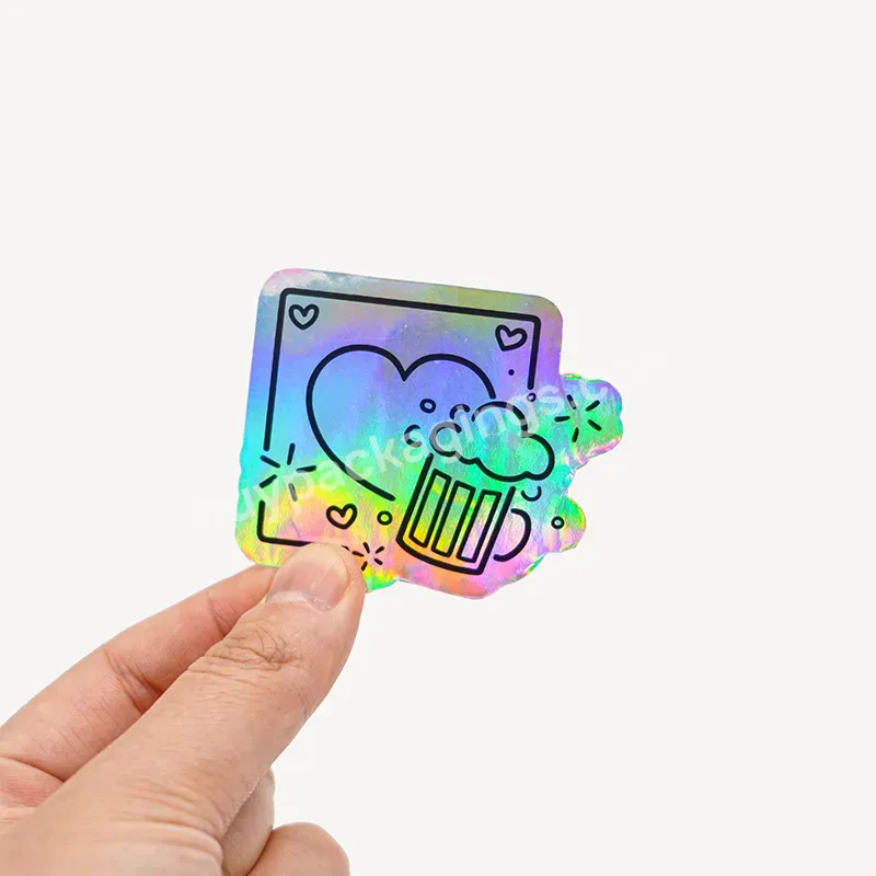 Custom Make Waterproof Holographic Sticker Security Custom Hologram Sticker Label