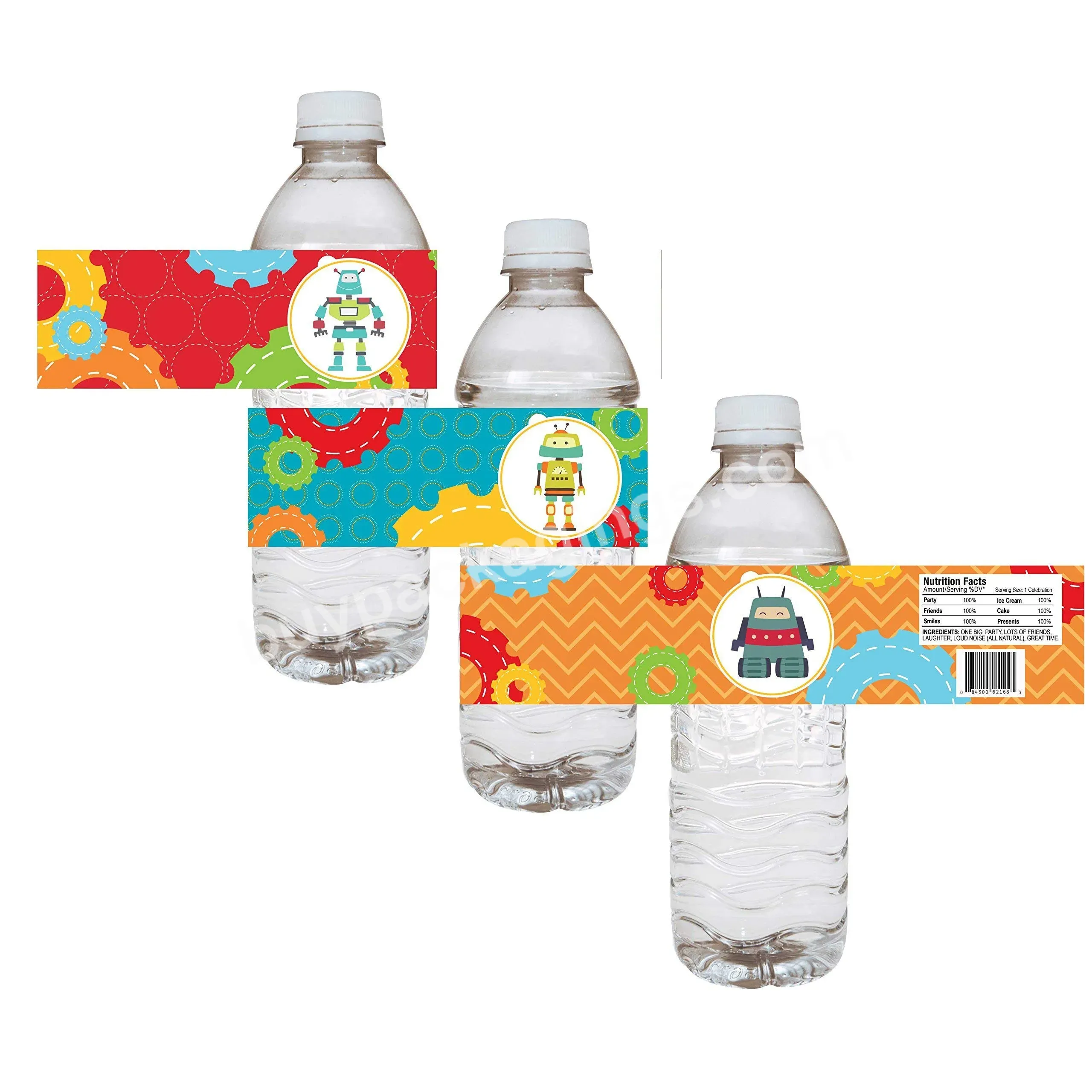 Custom Manufacture Supply Waterproof Wrap Bottle Label 100% Sticker Label Printing