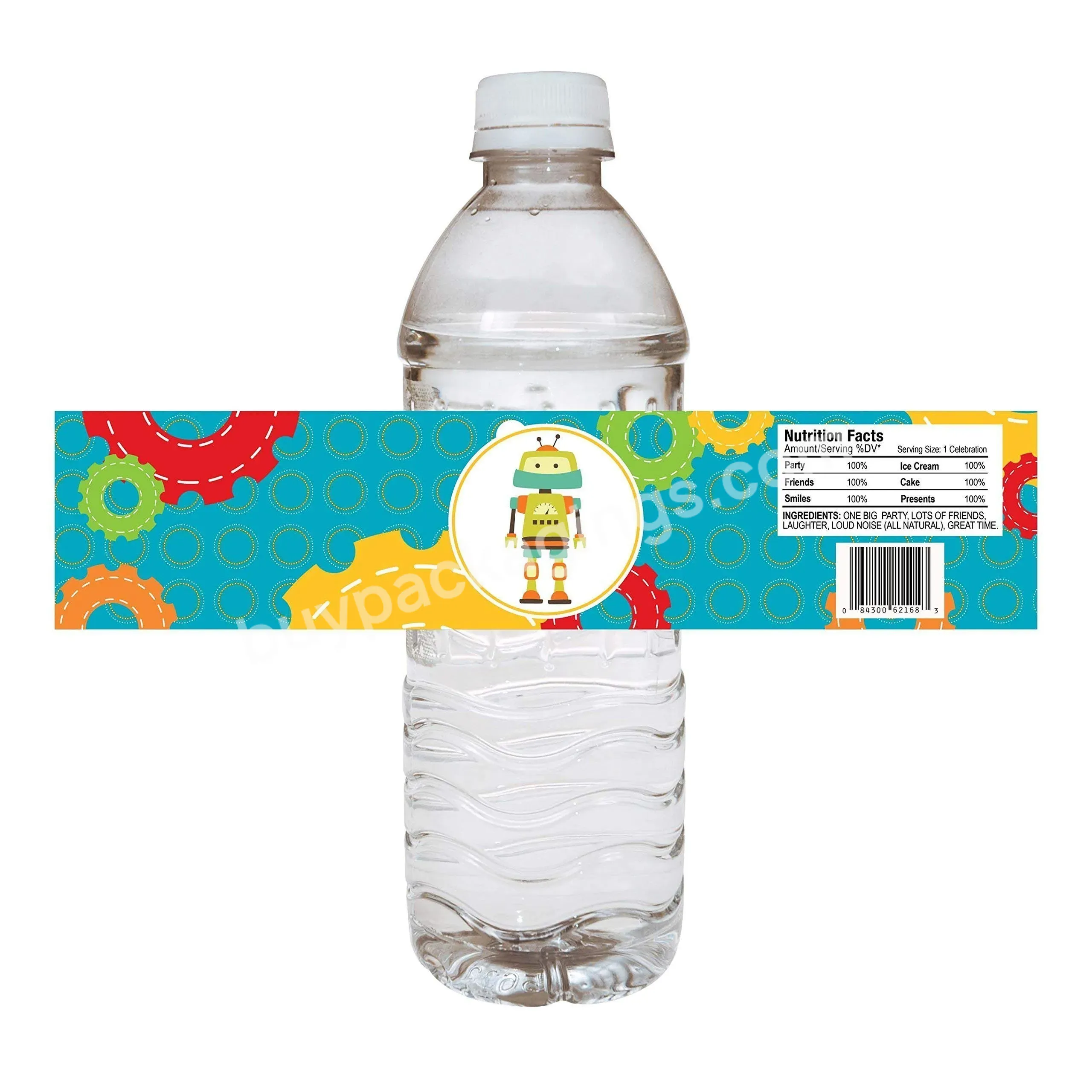 Custom Manufacture Supply Waterproof Wrap Bottle Label 100% Sticker Label Printing