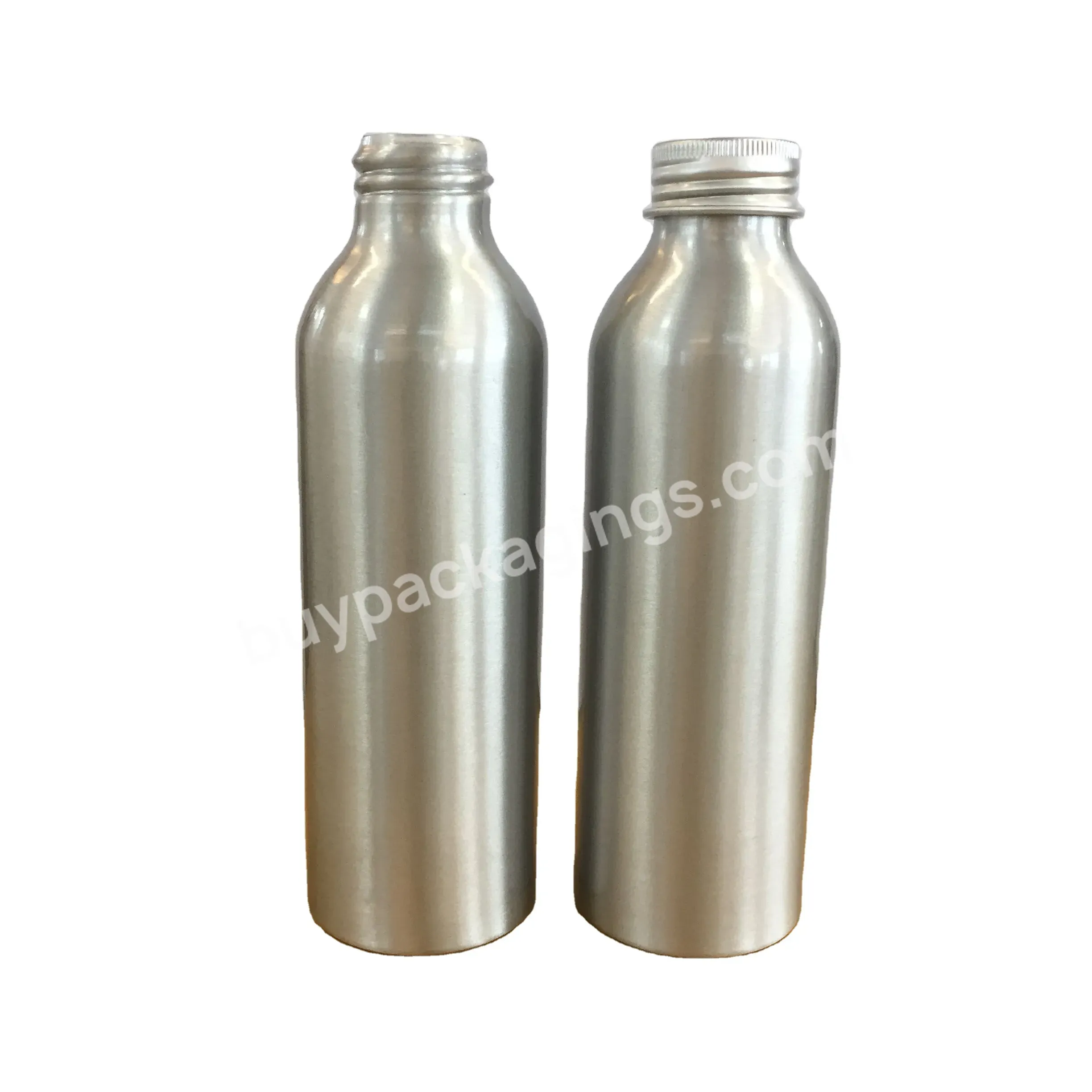 Custom Manufacturer High Quality Empty 150ml 45*145mm Silver Color Aluminum Bottle
