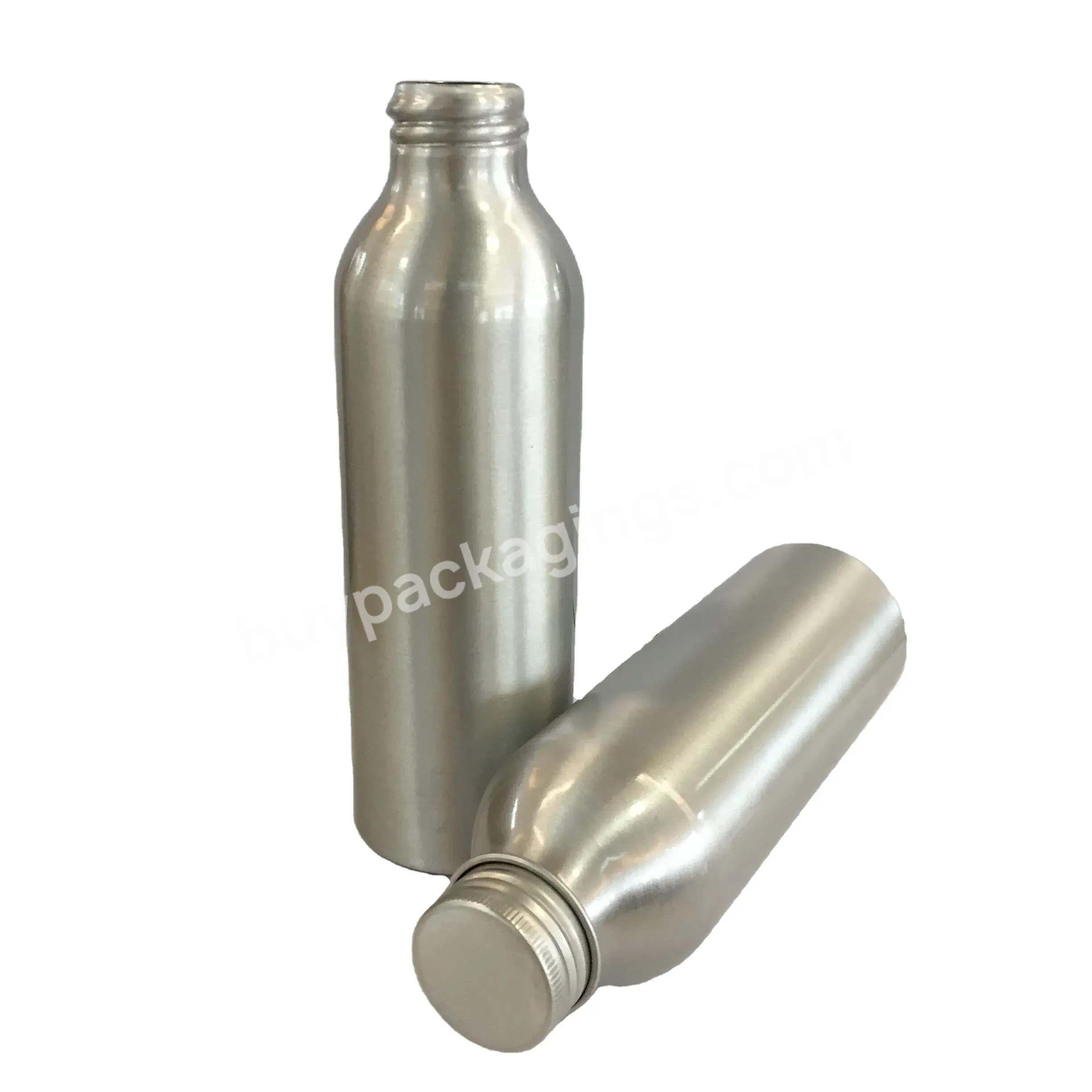 Custom Manufacturer High Quality Empty 150ml 45*145mm Silver Color Aluminum Bottle