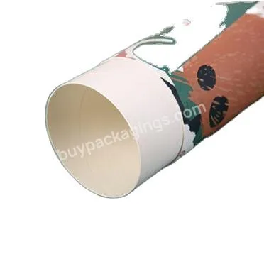 Custom Manufacturer Round Cylinder Rigid Food Grade Cosmetic Paper Tubes Packaging Box