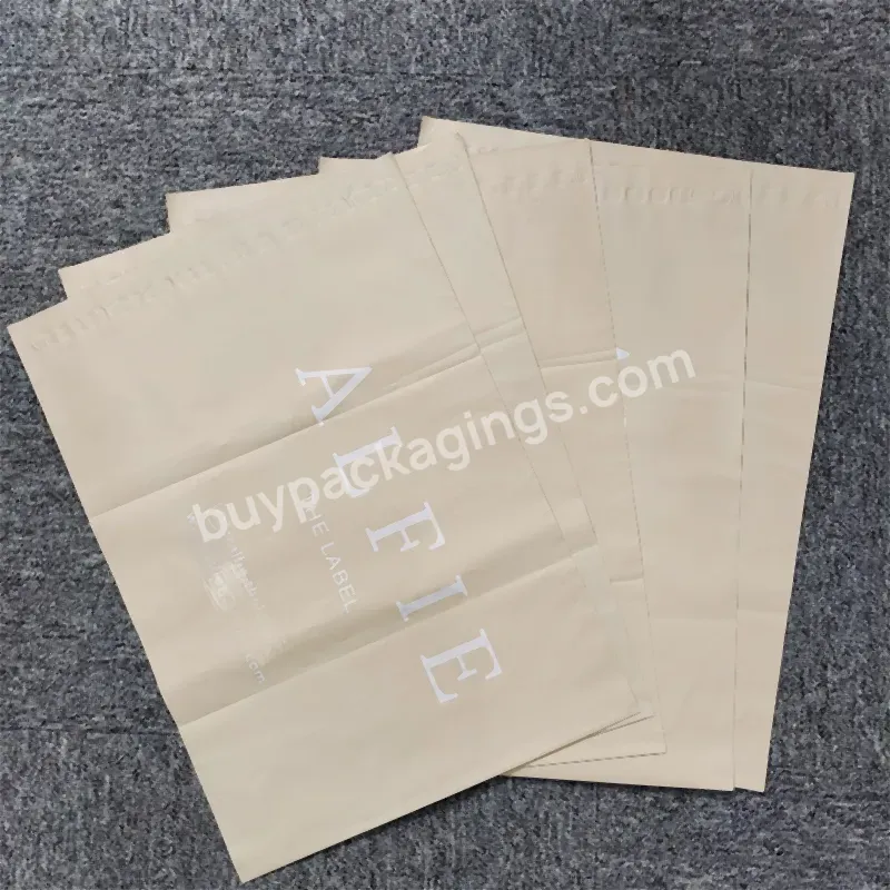 Custom Matte Apricot Shipping Poly Mailers Waterproof Self Adhesive Plastic Envelope Sleeves Polymailer Mail Bag