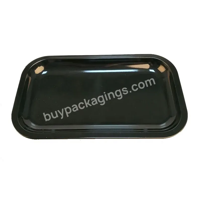 Custom Matte Black Rolling Tray Metal Smoking Tray - Buy Matte Black Rolling Tray,Metal Rolling Tray,Smoking Tray.