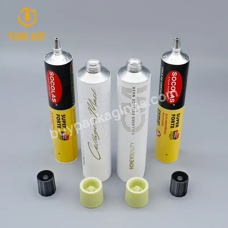 Custom Matte Cosmetic Squeeze Tube Hair Cream Matte Tube Cosmetics Empty Hair Dye Packaging Aluminium Tube