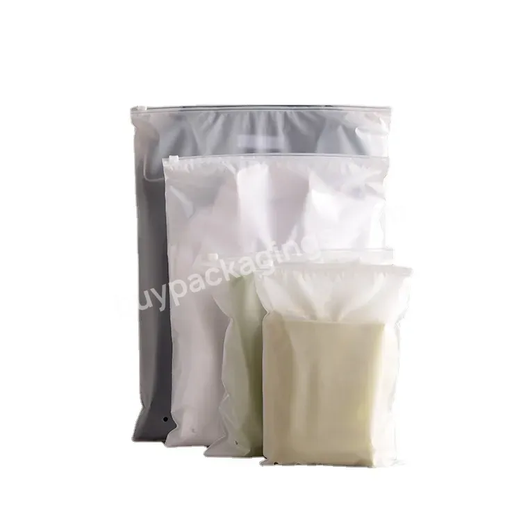 Custom Matte Frosted Plastic Packaging Zipper Bags,T Shirt Swimwear Zip Lock Clothing Bags With Logo