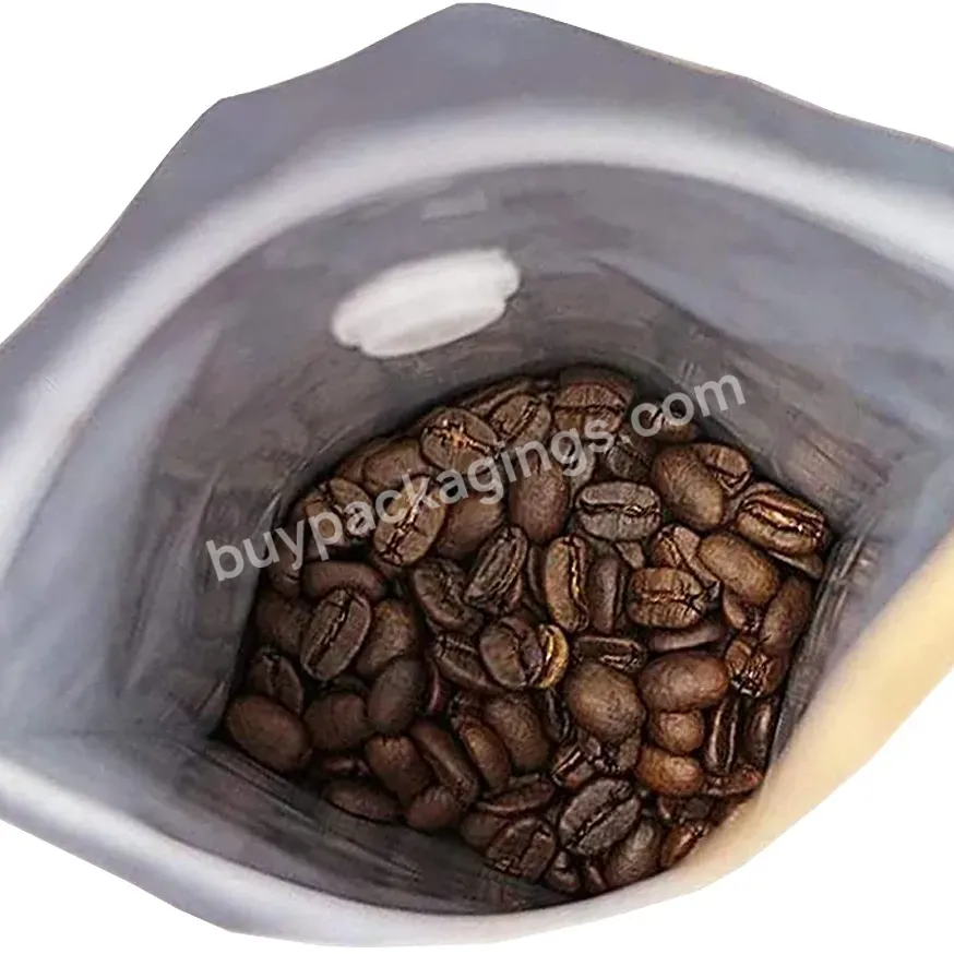 Custom Matte Highlight Waterproof Heat Sealable 3 8 Side Seal Zipper Bag Coffee Tea Food Packaging Bags With Your Logo