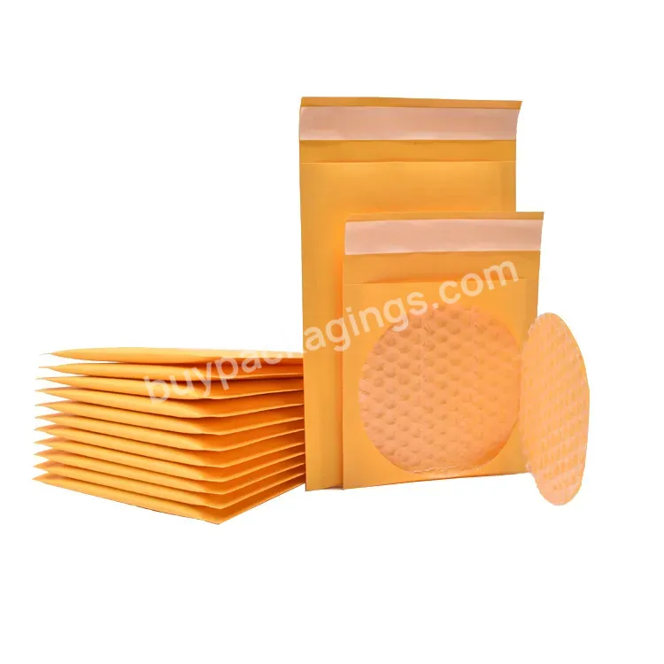 Custom Matte Logo Shipping Express Protective Poly Bubble Envelope Mailers Plastic Packing Bag