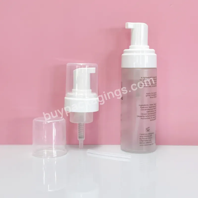 Custom Mousse Foaming Cleanser Face Body Wash Shampoo Frosted 30ml 50ml 100ml 120ml 200ml Pump Dispenser Foam Bottle